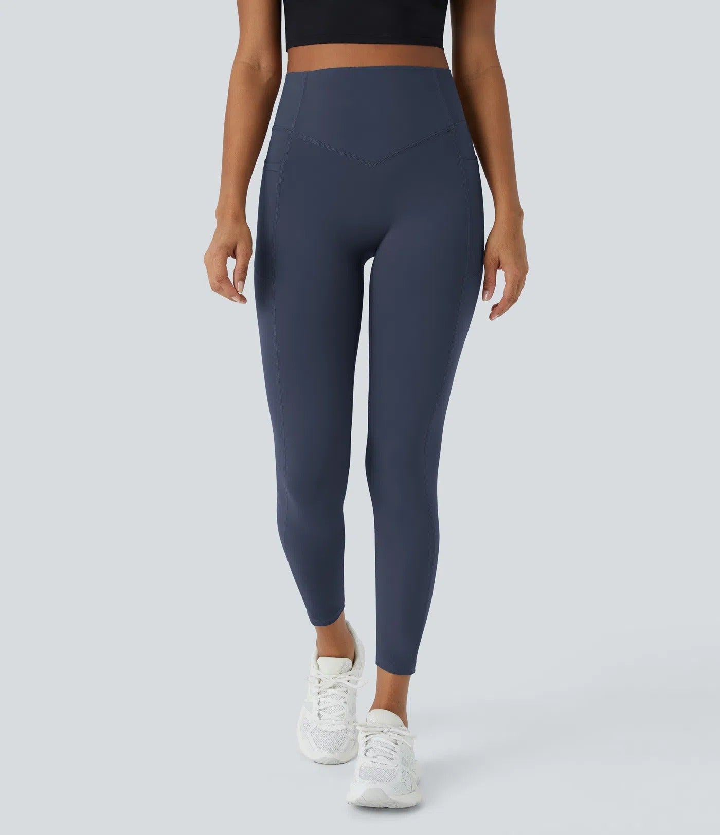 Shapetly.™ High Waisted Butt Lifting Tummy Control Side Pocket Shaping Training Leggings