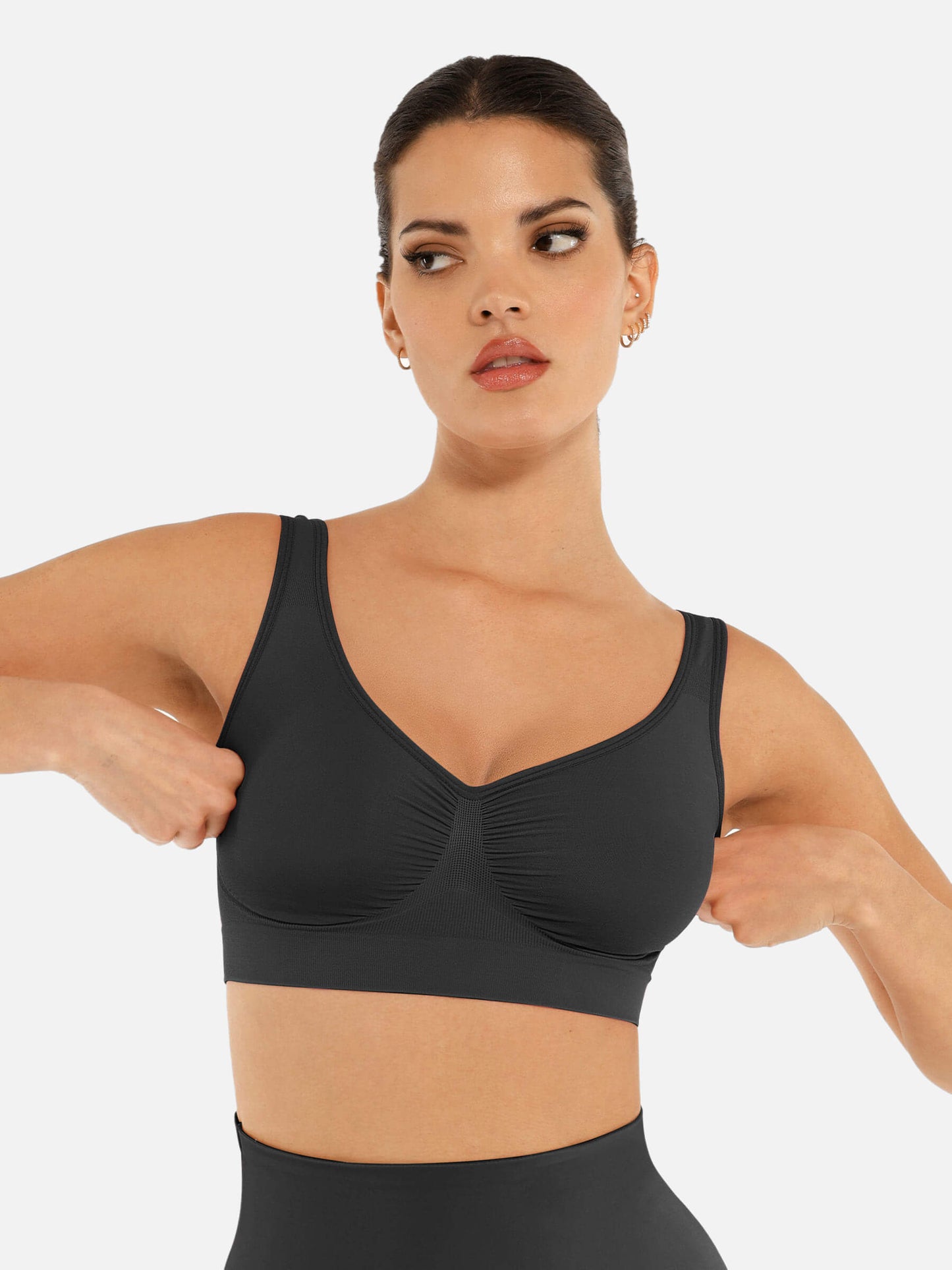 Shapetly.™ No Underwire Wide Straps Everyday Bra