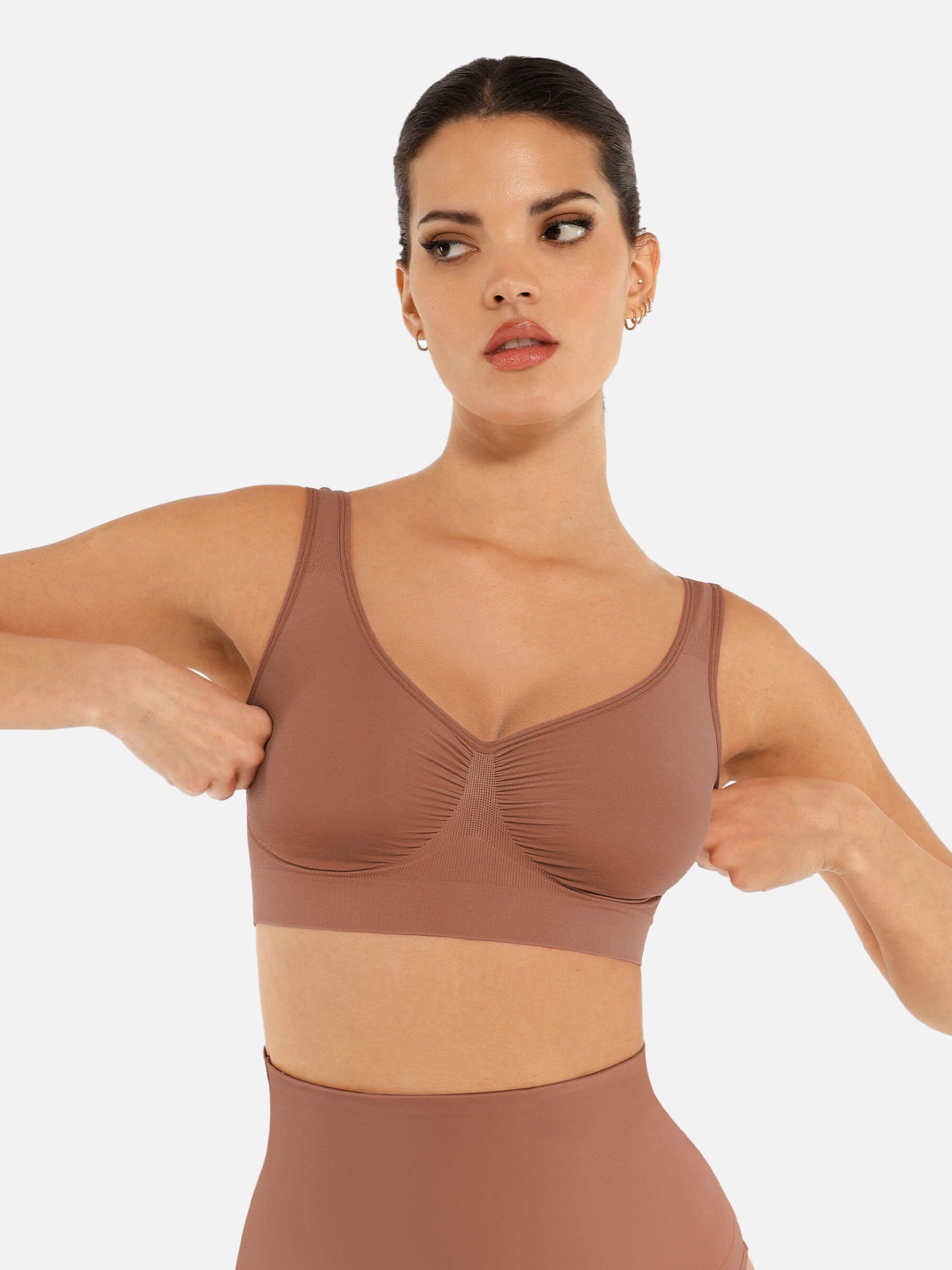 Shapetly.™ No Underwire Wide Straps Everyday Bra