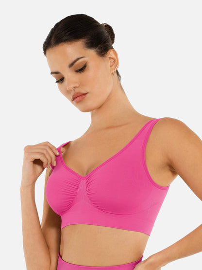 Shapetly.™ No Underwire Wide Straps Everyday Bra