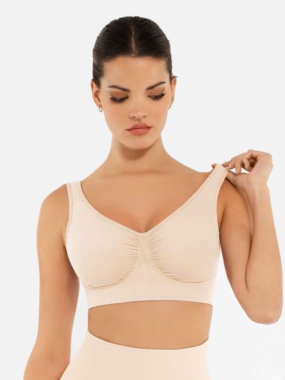 Shapetly.™ No Underwire Wide Straps Everyday Bra