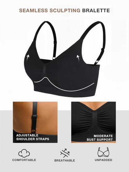 Shapetly.™ Everyday Wireless Bra Unlined Soft Bra