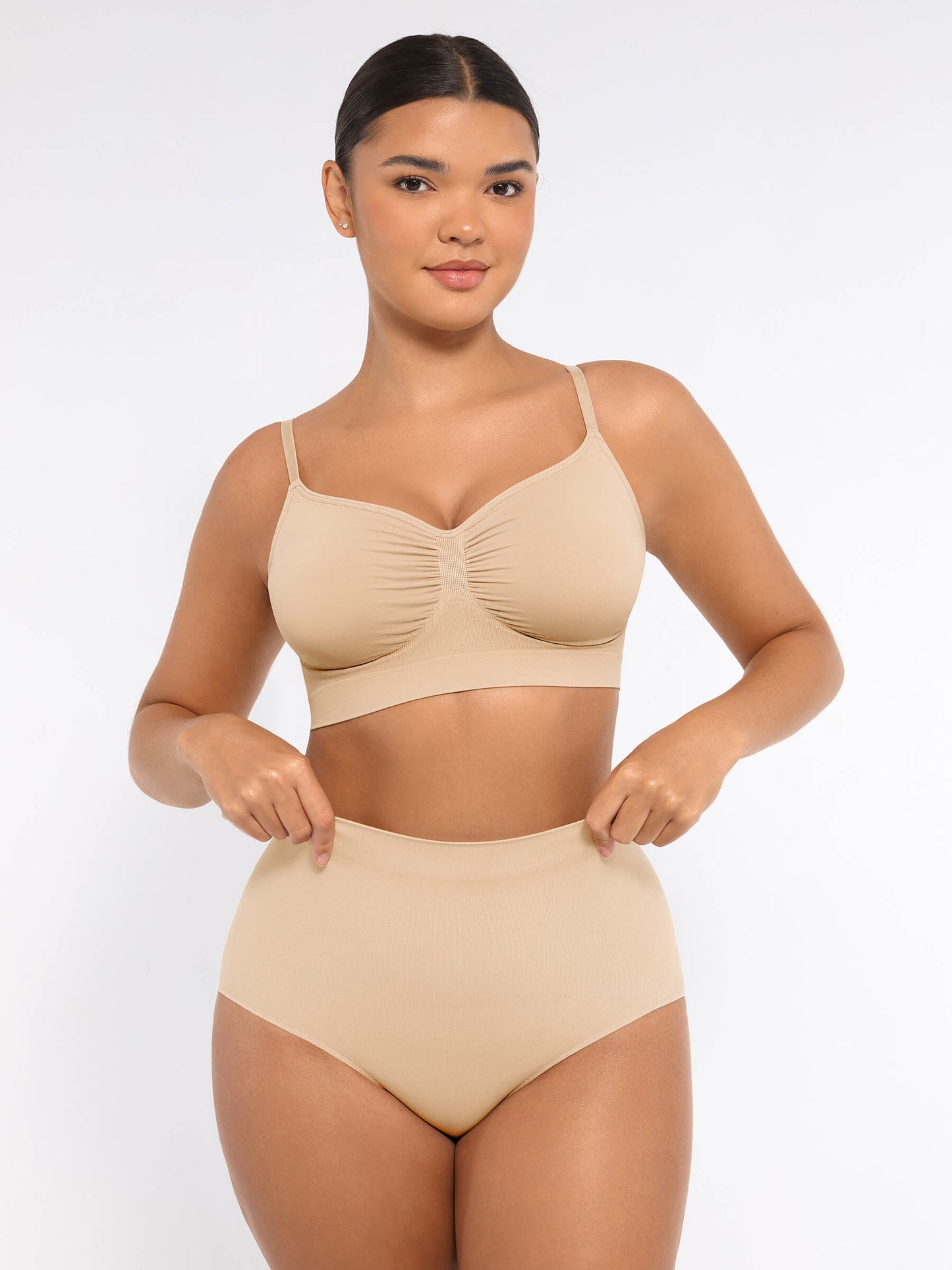 Shapetly.™ 3-Pack Smooth Seamless Wireless Bra Bundle