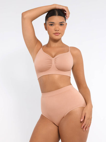 Shapetly.™ 3-Pack Smooth Seamless Wireless Bra Bundle