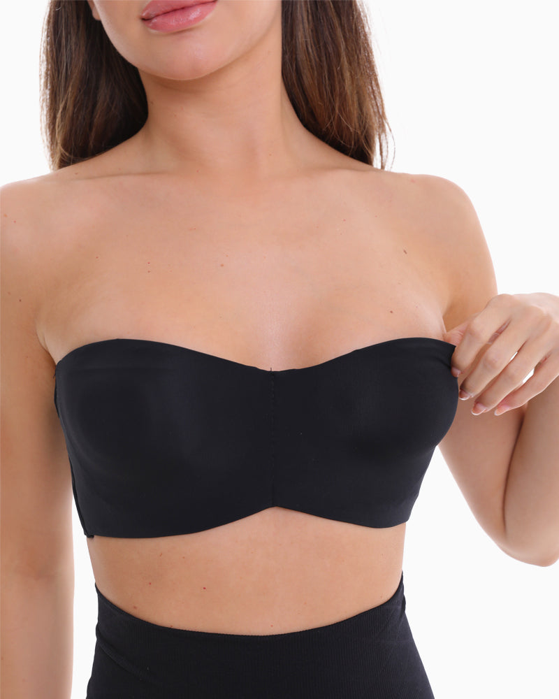 Full-Support Strapless Bandeau Bra