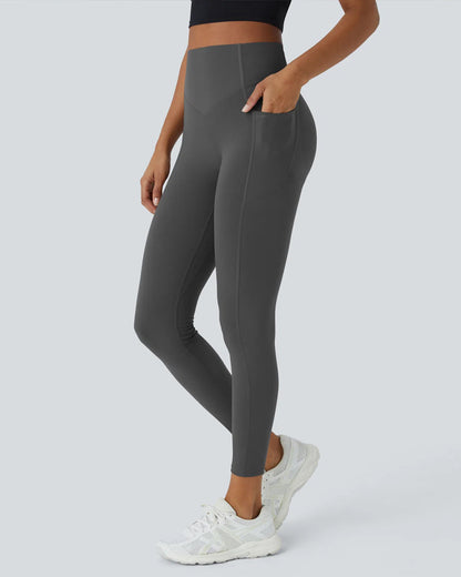 Shapetly.™ High Waisted Butt Lifting Tummy Control Side Pocket Shaping Training Leggings