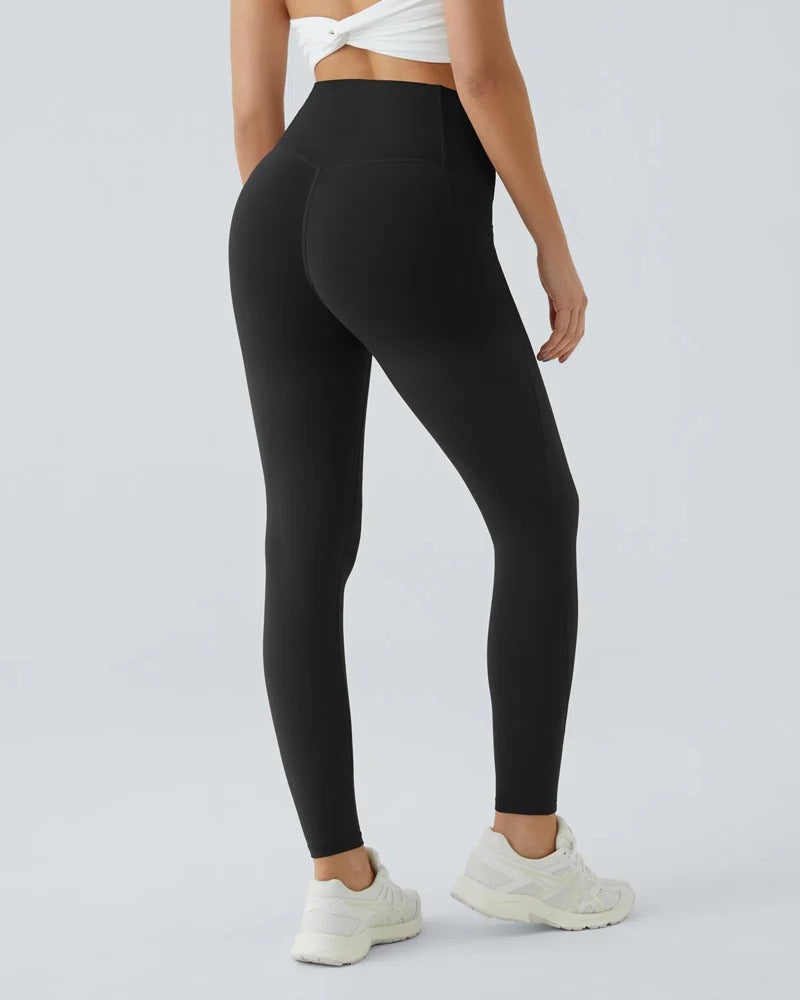 Shapetly.™ High Waisted Butt Lifting Tummy Control Side Pocket Shaping Training Leggings