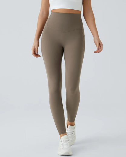 Shapetly.™ High Waisted Butt Lifting Tummy Control Side Pocket Shaping Training Leggings