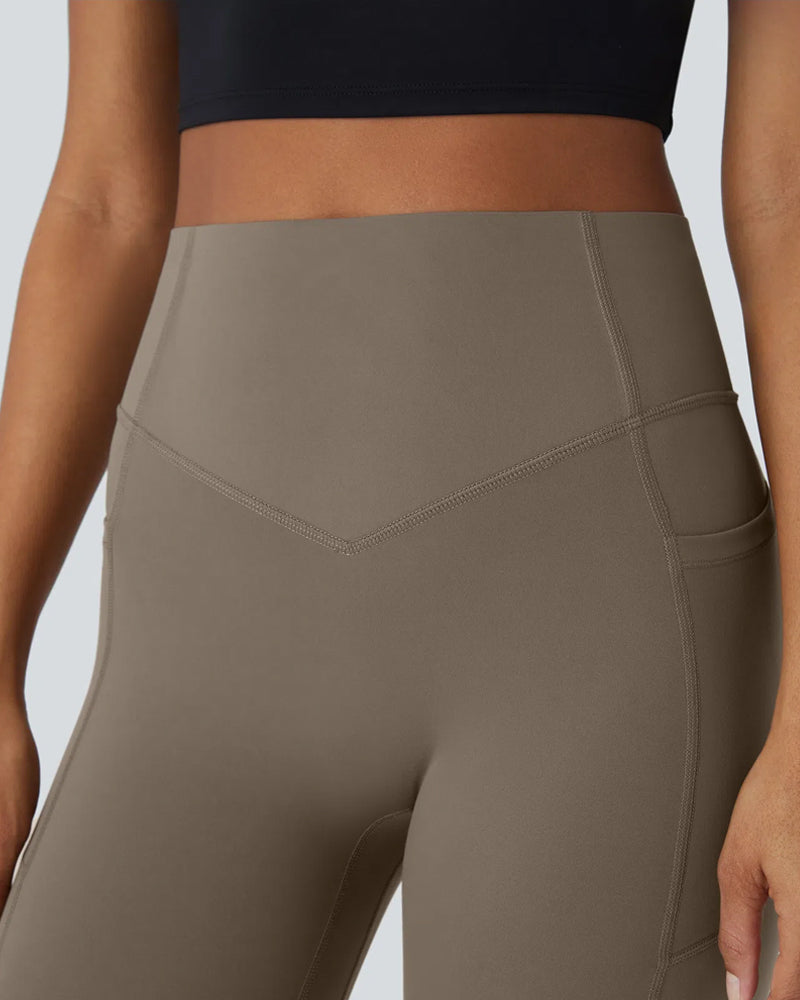 Shapetly.™ High Waisted Butt Lifting Tummy Control Side Pocket Shaping Training Leggings