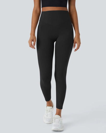 Shapetly.™ High Waisted Butt Lifting Tummy Control Side Pocket Shaping Training Leggings